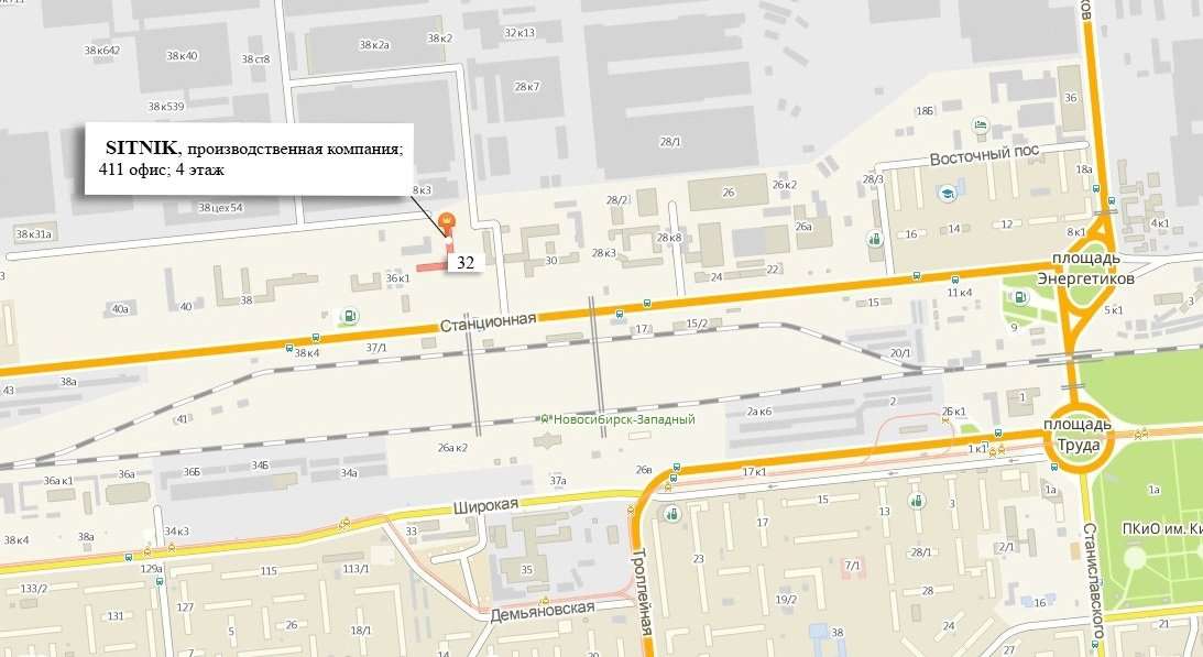 Станционная новосибирск карта